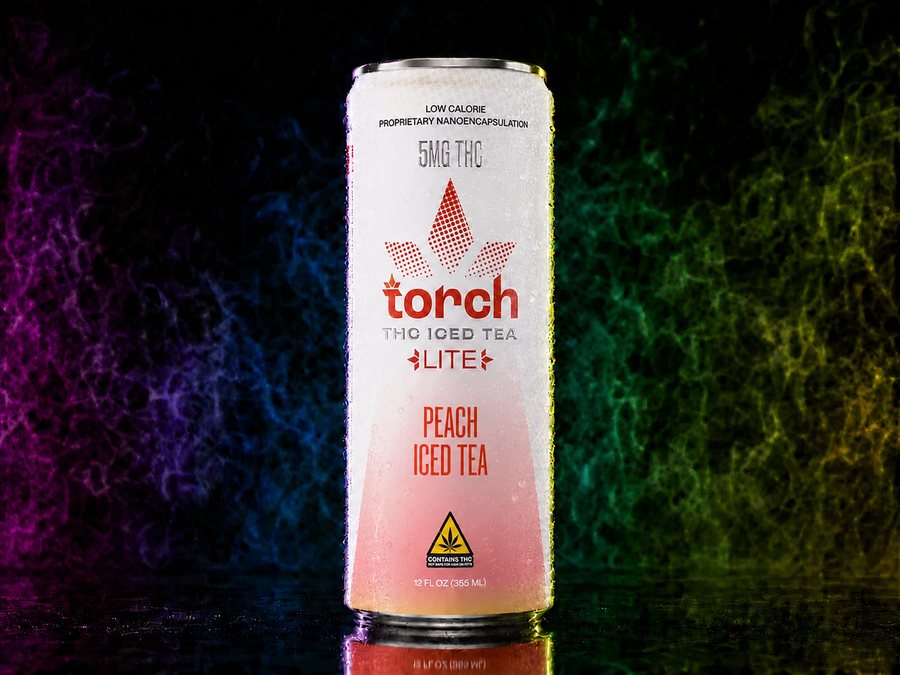 Torch Peach Iced Tea 5mg Lite THC iced tea can at iSmokee smoke shop in Orlando & Kissimmee